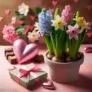 Planted Arrangement and Chocolates for Mum