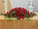 Timeless Tribute: Stunning 4ft Red Rose Coffin Spray for a Heartfelt Farewell