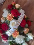 Mixed Roses Funeral Spray