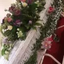 Coffin Spray and Garland