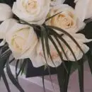 Perfectly Peaceful White Roses