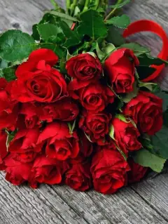 10 Red Roses to say I love you