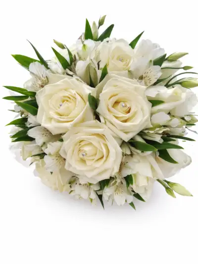 white roses bouquet sidcup florist