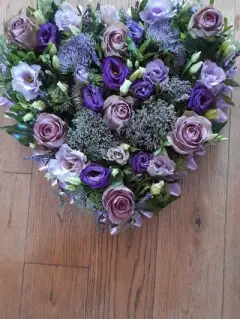 Violet and Purple Heart