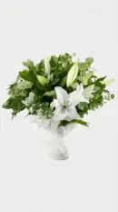 Bouquet of white lilies from your sidcup florist