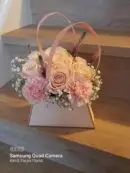 handbag flowers