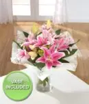 scrumptuous pink lilys