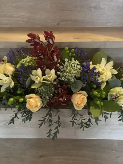 Luxury Orchid and Rose Display