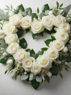 White Rose Open Heart