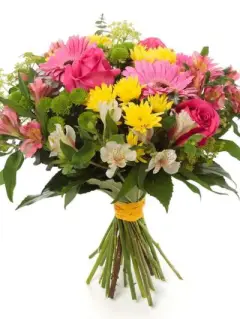 bouquet made of Alstroemeria, Gerber, Rose and Chrysanthemum dartford florist