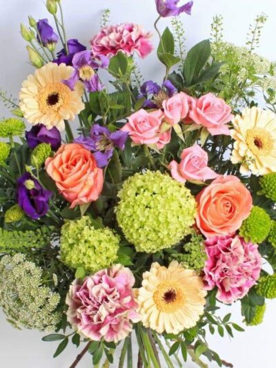 Peach Sundae bouquet of flowers dartford florist