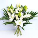 White Lily bouquet of flowers dartford florist