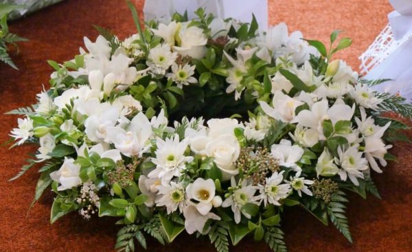 decoration used for a funeral dartford florist