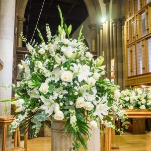 White Funeral flowers dartford florist