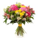 bouquet made of Alstroemeria, Gerber, Rose and Chrysanthemum dartford florist