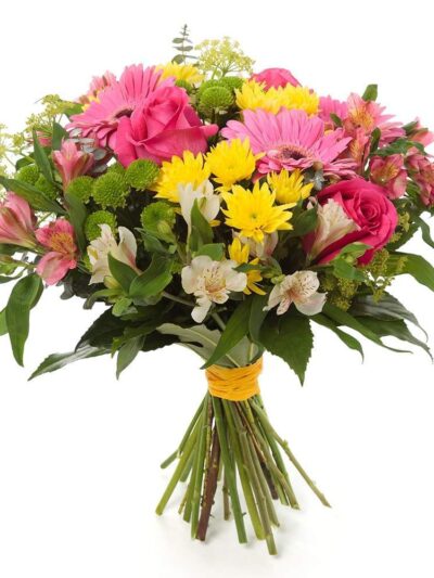 bouquet made of Alstroemeria, Gerber, Rose and Chrysanthemum dartford florist