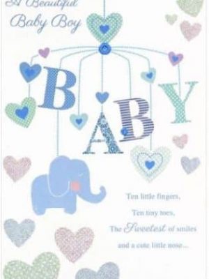 baby boy card dartford florist