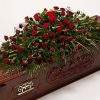 dartford florist red rose coffin top