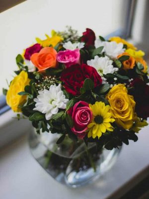 rainbow bouquet