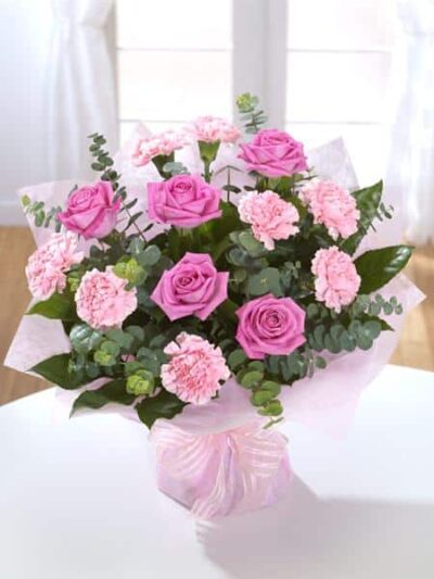 rose and carnation pink delight
