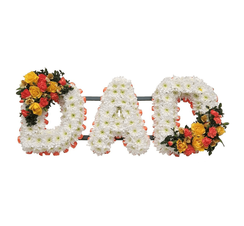 dad flowers - Funeral Flower Arrangements - Sidcup Florist Kim-e-Fleurs