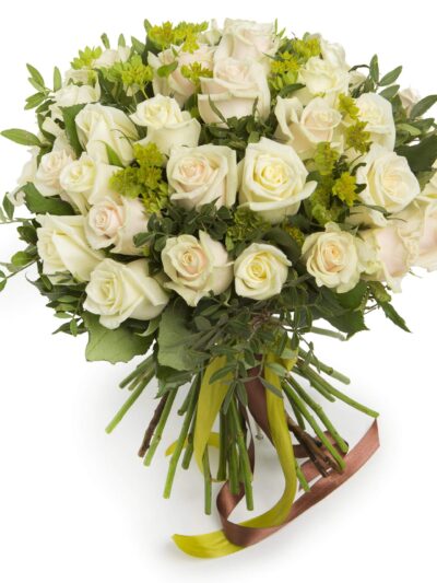 The Serena an array of beautiful white roses