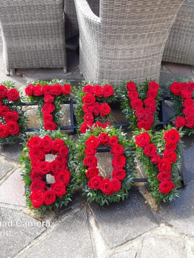 Red Rose Letter Tribute