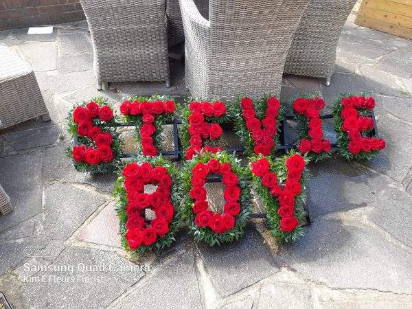 Red Rose Letter Tribute