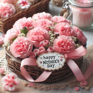 Mum loves carnations