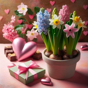 Planted Arrangement and Chocolates for Mum