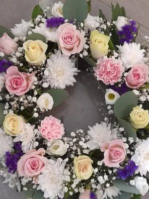 Pretty in Pink Wreath Ring