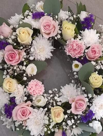 Pretty in Pink Wreath Ring