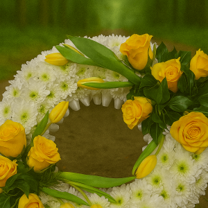 Lovely Based Wreath Ring