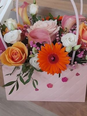 Vibrant Handbag Flowers Special Offer