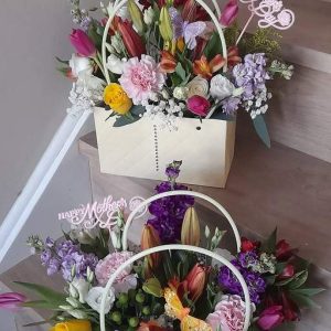 Happy Mothers Day Handbag Flowers