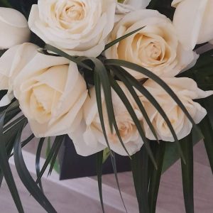 Perfectly Peaceful White Roses
