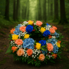 Bold and Beautiful Wreath – Luxury Floral Tribute