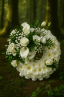 Serenity - white posy pad