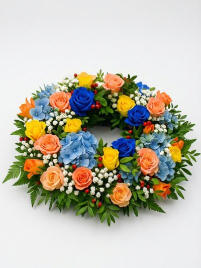 Luxury Funeral Wreath – Premium Floral Tribute Sidcup