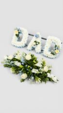 Dad Funeral Wreath & Coffin Spray – Tribute Flowers