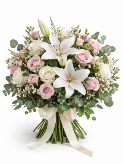 Rose and lily bouquet