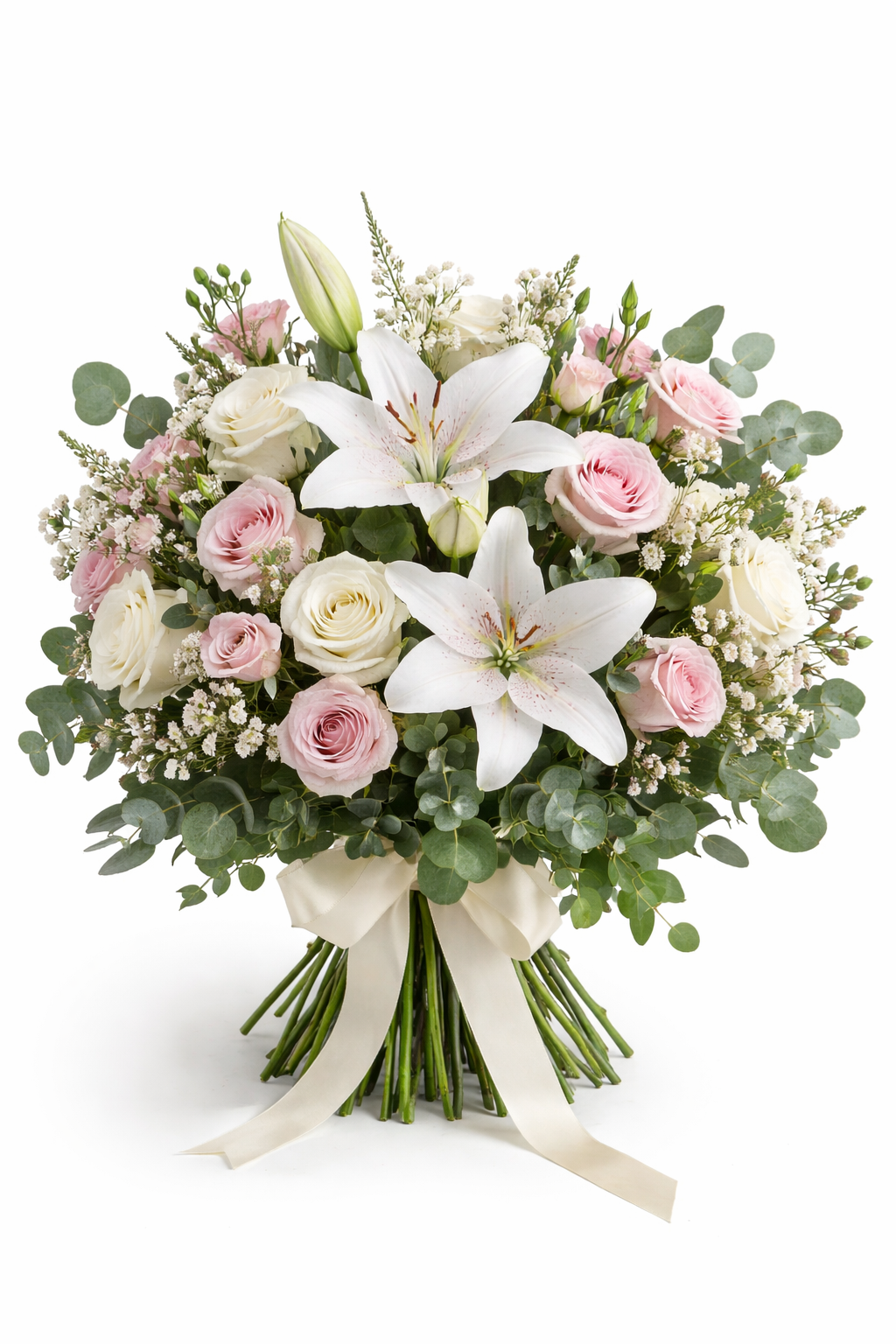 Rose and lily bouquet